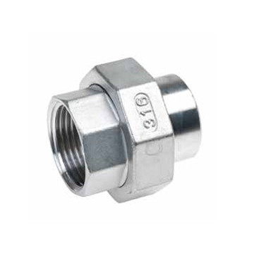 Kupplung schweiß-bi flach BSP, 2 Zoll Edelstahl-316 (A4)