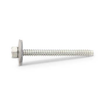 Fassadenbauschrauben mit Zapfen Dichtscheibe 22 mm Art. 9098 A2 BZ 8,0X64 (100 Stück)