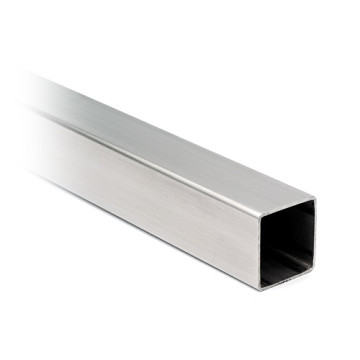 Edelstahlrohr 10 x 10 x 1,0 mm Edelstahl 304 K320 geschliffen Edelstahlrohr 10 x 10 x 1,0 mm Edelstahl 304 K320 geschliffen