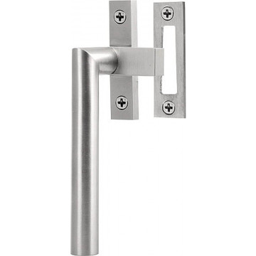 Raamboompje BASICS LB-RB massief tbv naar buitendraaiend raam incl. contraplaatje niet afsluitbaar LW mat RVS