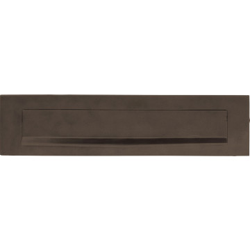 Buitenbriefplaat BASICS LB535 massief brons