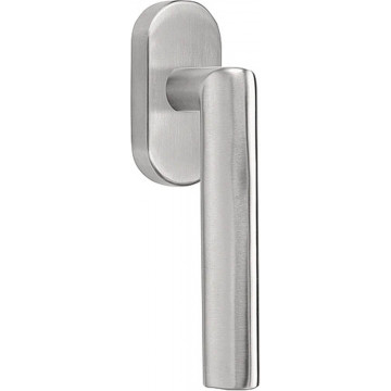 Draaikiepgarnituur BASICS LB8-DK-O massief niet afsluitbaar rechtsdraaiend mat RVS