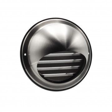 Bolrooster fijnmazig gaas Ø125 mm RVS-304