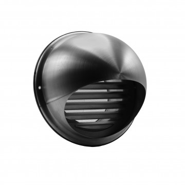 Bolrooster fijnmazig gaas Ø180 mm RVS-304