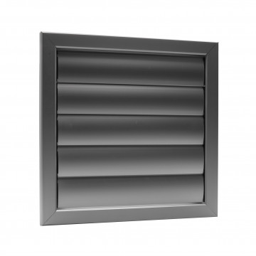 Lamellenrooster 305 x 305 mm F1 aluminium aluminium