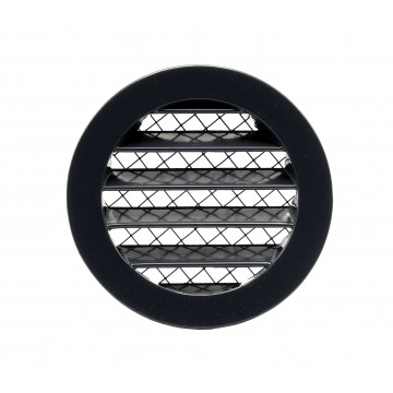 Schoepenrooster met grofmazig gaas Ø150 mm antraciet aluminium