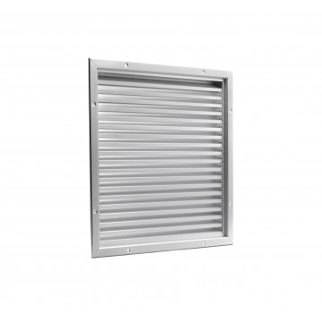 Gevelrooster 400 x 400 mm aluminium