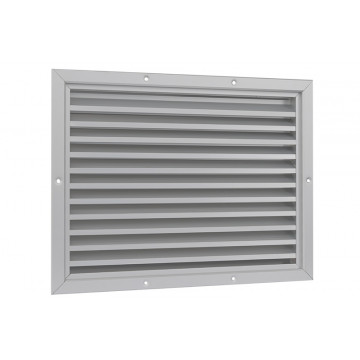 Gevelrooster 500 x 500 mm aluminium