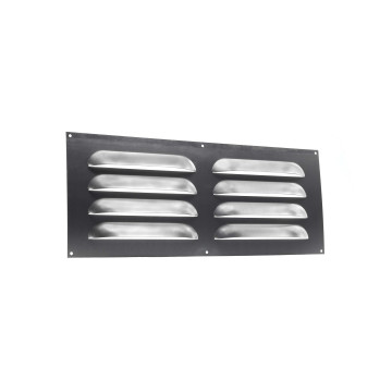 Schoepenrooster vlak model 500 x 200 mm aluminium