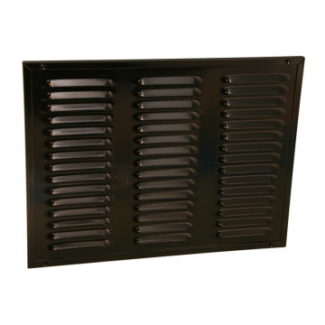 Kaderrooster met gaas 400 x 300 mm bruin aluminium