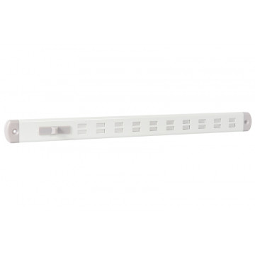 ALU schuifrooster Bold Line 370x30 mm wit