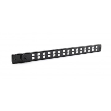ALU schuifrooster Bold Line 500x40 mm zwart
