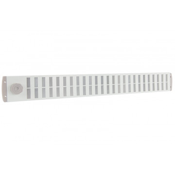 ALU schuifrooster Bold Line 750x40 mm wit