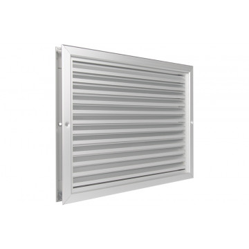 Deurrooster 445 x 345 mm geanodiseerd aluminium