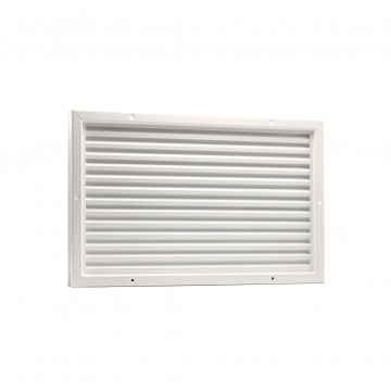 Deurrooster 545 x 345 mm wit aluminium