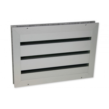 Geluiddempend rooster 525 x 285 mm aluminium