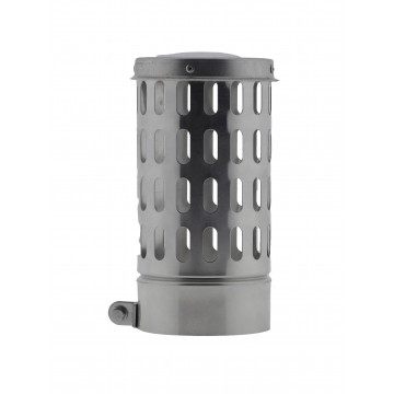 Kraaienkap Ø100 mm aluminium