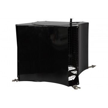 Schoorsteenkap hoog model zwart