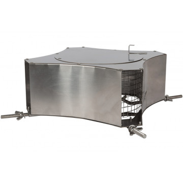 Schoorsteenkap laag model RVS-304