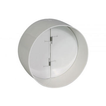 Vlinderklep Ø125 mm kunststof