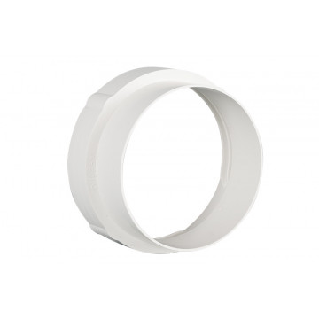 Slangverbinder Ø100 mm uitwendigxbinnendraad kunststof