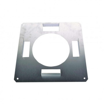 Brandseparatieplaat Ø150 mm voor rookkanaal dubbelwandig RVS-304