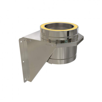 Muurondersteuning Ø150 mm voor rookkanaal dubbelwandig RVS-304