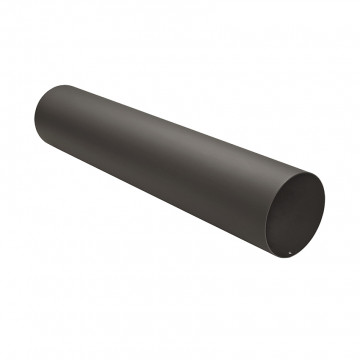 Pijp Ã˜150 mm 1000 mm vrouwelijk-vrouwelijk zwart staal