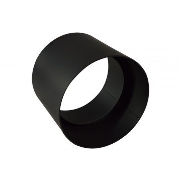Condensring Ø150 mm 2 mm voor rookkanaal enkelwandig staal zwart