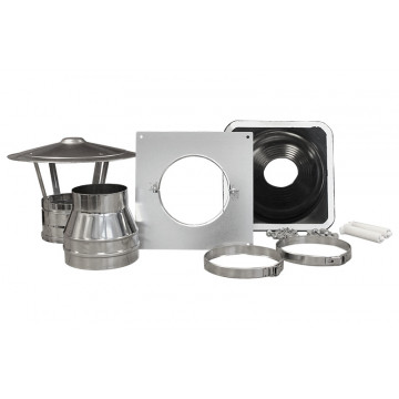 Accessoireset dakdoorvoer DW Ã˜150 mm RVS-304