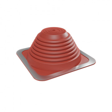 Doorvoermanchet 0-45° Ø6-102 mm rood (203 x 203 mm) silicone