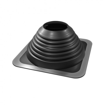 Doorvoermanchet 0-45° Ø150-280 mm zwart (360 x 360 mm) EPDM