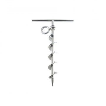 Bodenanker schwere Ausführung 340 mm Edelstahl-304 (A2)