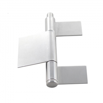 Anschweißscharnier 3-tlg. mit langen Flügeln 118 mm Edelstahl-304 (A2)