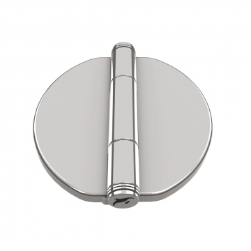 Scharnier mit Schnappabdeckung 65 x 70 mm Edelstahl-316 (A4)