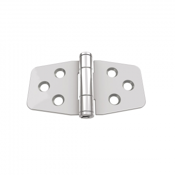 Scharnier mit Halteautomatik 76 x 42 mm (1,6±0,4Nm) Edelstahl-316 (A4)