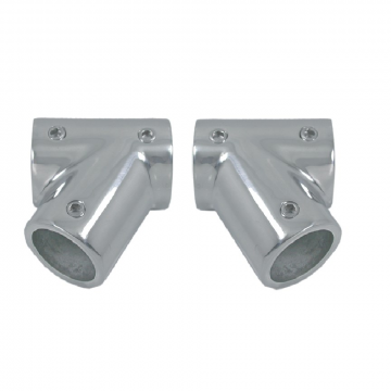 T-Stück 60° für Rohr 22 mm Rechts Edelstahl-316 (A4)