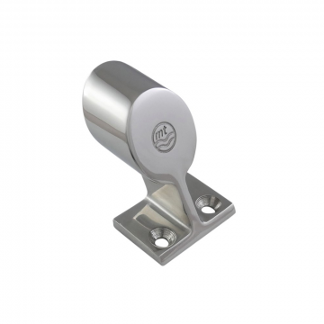 Handlaufendstück 60° MT-Serie für Rohr 25 mm Achshöhe 38 mm Edelstahl-316 (A4)
