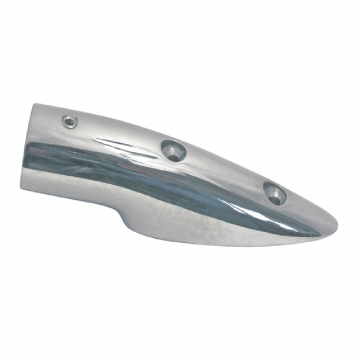 Handlaufendstück 8° 125 mm für Rohr 22 mm Edelstahl-316 (A4)