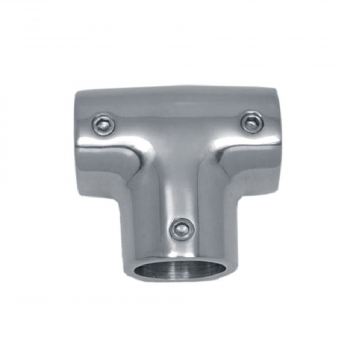 T-Stück 90° für Rohr 22 mm Edelstahl-316 (A4)
