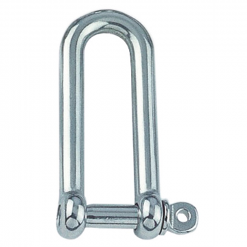 Rundschäkel lang 8 mm Edelstahl-316 (A4)