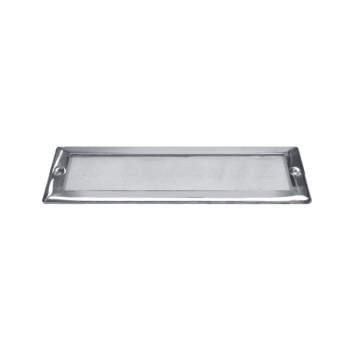 Lüftungsgitter 212 x 57 mm Edelstahl-304 (A2)