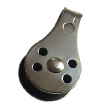 Mini-Rolle mit Sicherungsstift Ø 25 mm Seilgröße 8 mm Edelstahl