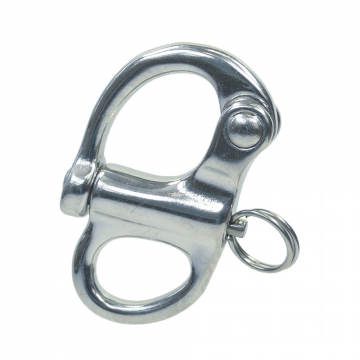 Schnappschäkel 35 x 23 mm Edelstahl-316 (A4)