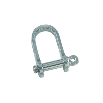 Flachschäkel 5 mm Edelstahl-316 (A4)