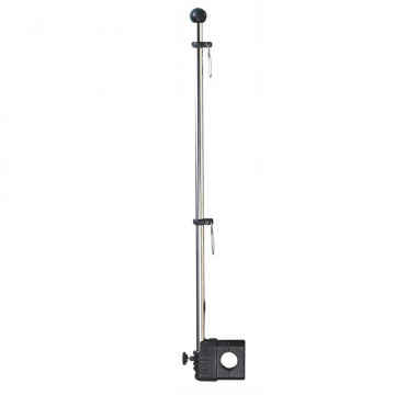 Flaggenstock mit Halter für Reling für Rohr 22-25 mm Edelstahl-304 (A2)