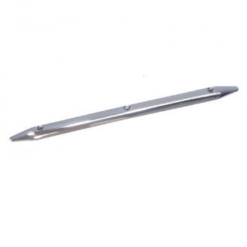 Kratzerstop halbrund und hohl 450 x 25 mm Edelstahl-316 (A4)