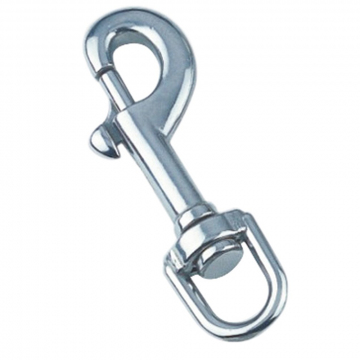 Wirbelkarabiner 80 mm Edelstahl-316 (A4)
