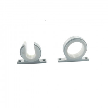 Angelrutenhalter 2-tlg Innendurchmesser 39 mm Alu/Kunststoff