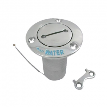 Einfüllstutzen mit Schlüssel 2" WASTE Edelstahl-316 (A4)